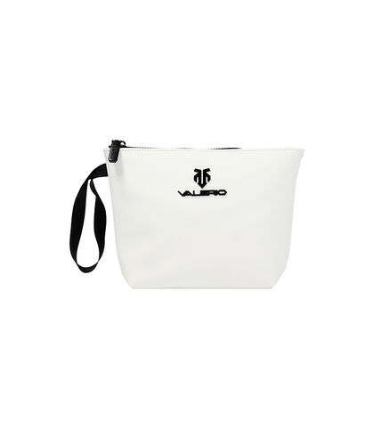 Trousse bianca con profili neri, Valerio 1966, 2351T5740EPBIANUNI, 001