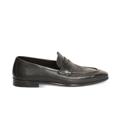 Mocassino nero con fascetta ornamentale, Valerio 1966, 27U6T0231PENERO039, 001