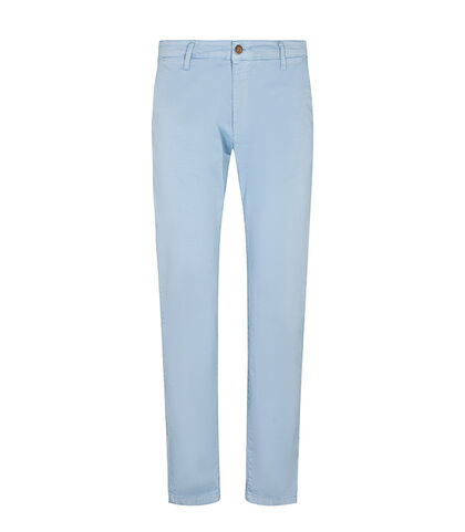 Pantaloni azzurri dal design classico, Valerio 1966, 27N9T6002TSAZZU42, 001