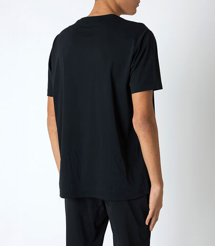 Maglietta da uomo basic, in cotone nero, Valerio 1966, 25N8T0050CONEROI, 002