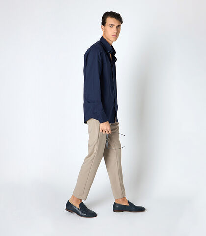 Pantalaccio da uomo in cotone beige, Valerio 1966, 25N8T5007TSBEIG42, 001