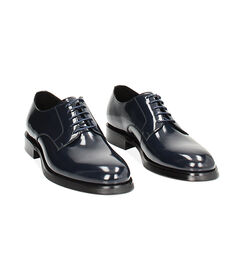 Stringate blu in pelle abrasivata, Valerio 1966, 24U6T2290APBLUE039, 002 preview