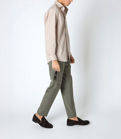 Camicia uomo beige, Valerio 1966, 25Z3T5050COBEIG38, 001