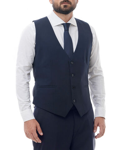 Gilet blu, Valerio 1966, 24N2T2405TSBLUN42, 002