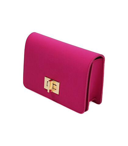 Borsa a tracolla fucsia in tessuto, Nuova Collezione, 2151T2947LYFUCSUNI, 002