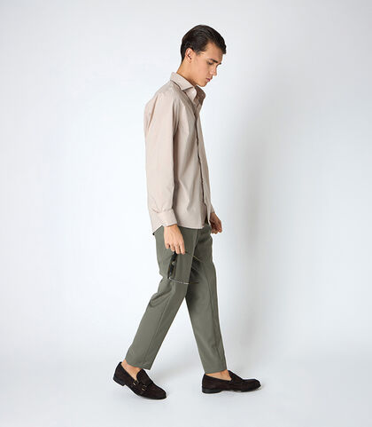 Camicia uomo beige, Valerio 1966, 25Z3T5050COBEIG38, 001