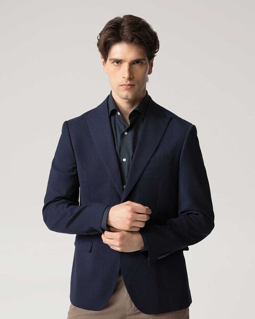 Giacca blu navy regular, NAVY BLUE
