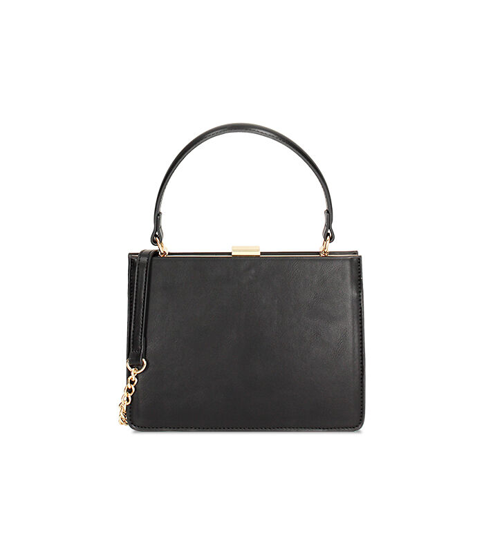 Mini bag donna nera con manico, Valerio 1966, 2551T6041EPNEROUNI