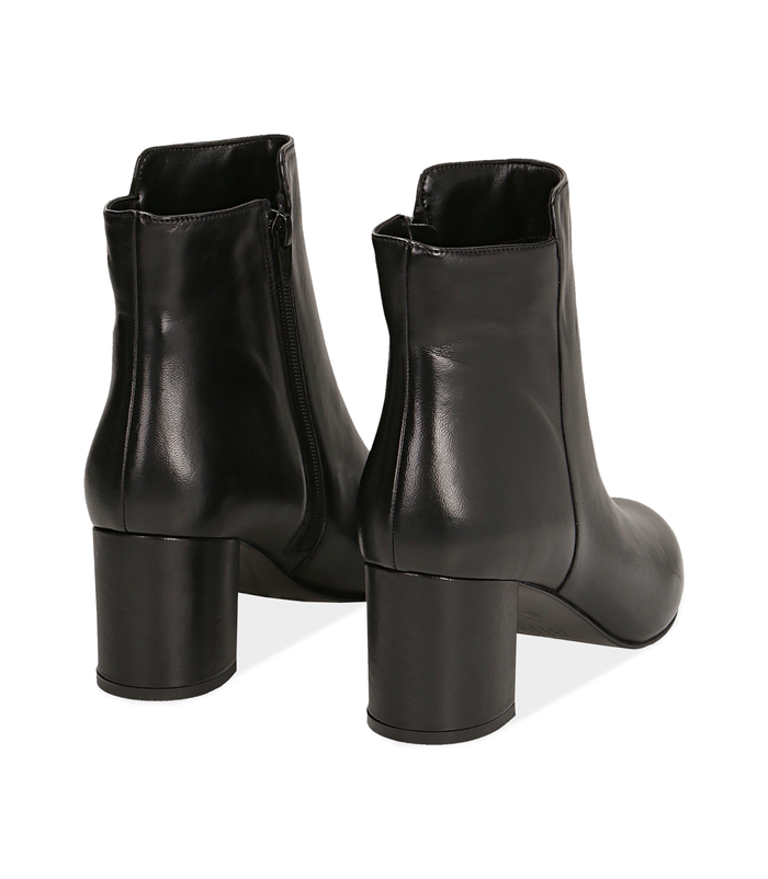 Ankle boots neri in pelle di vitello | Valerio 1966