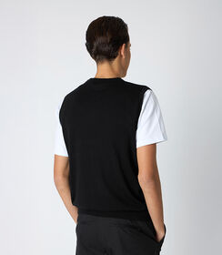 Gilet da uomo a V blu, Valerio 1966, 25U4T4206CONEROL, 002 preview