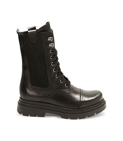 Anfibi neri in pelle, Valerio 1966, 22L6T1133PENERO035, 001