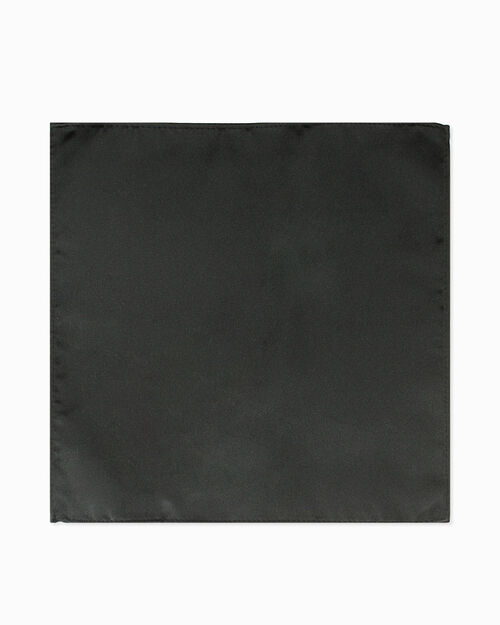 Pochette nera dettagli sartoriali, BLACK