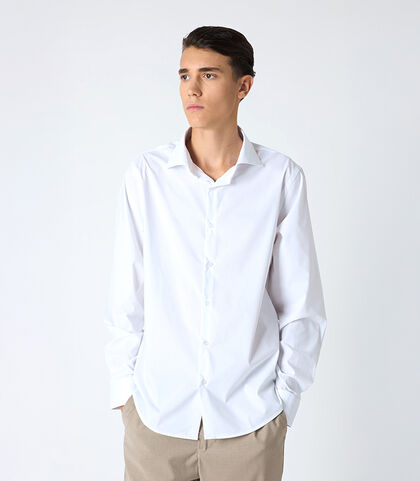 Camicia uomo bianca, Valerio 1966, 25Z3T5050COBIAN38, 001