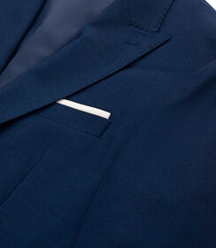 Giacca blu classica con taschino decorativo, Valerio 1966, 2786T3018TSBLUE42, 003 preview