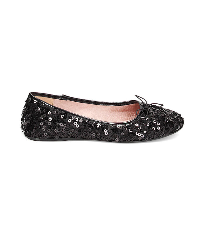 Ballerine nere con paillettes