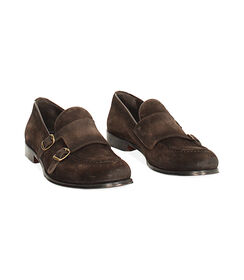 Mocassino testa di moro con fibbie, Valerio 1966, 2753T0158CMMORO039, 003 preview