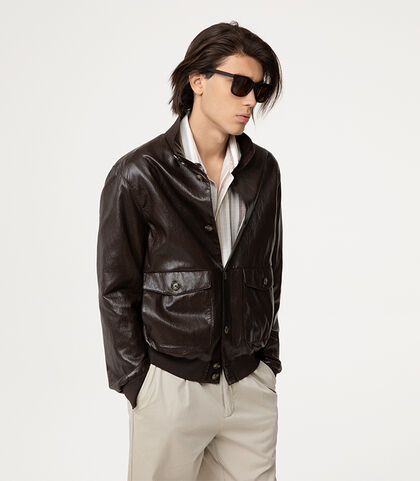 Giubbino testa di moro con colletto bomber, Valerio 1966, 2785T2588EPMOROI, 002