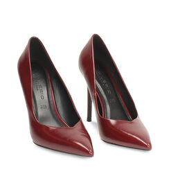 Décolleté bordeaux con tacco 10 cm, Valerio 1966, 2621T6421EUBORD035, 002 preview