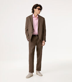 Camicia rosa in lino con colletto classico, Valerio 1966, 27Z3T2302LNROSA39, 003 preview