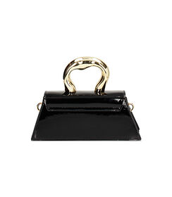 Mini bag da donna di vernice nera, Valerio 1966, 2551T5878VENEROUNI, 004 preview