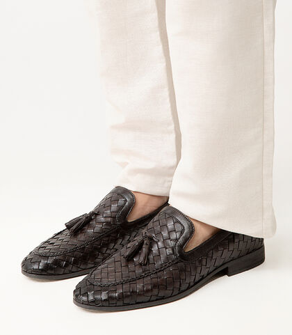 Mocassino testa di moro intrecciato, Valerio 1966, 2714T1080PIMORO039, 002