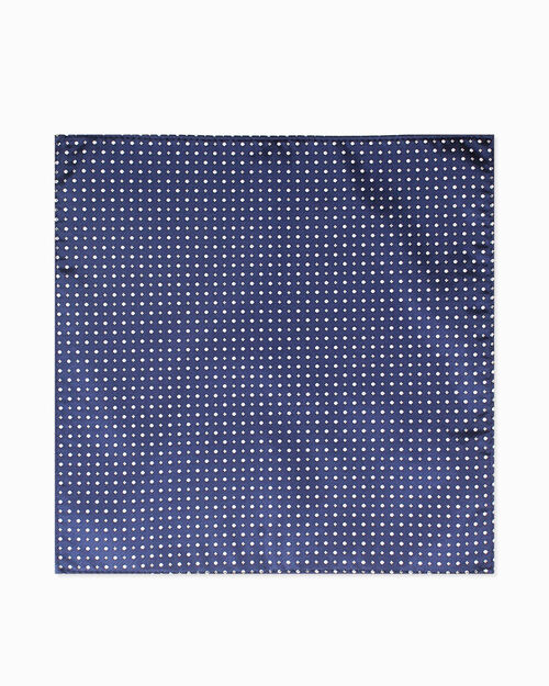 Pochette blu a pois bianchi, BLUE