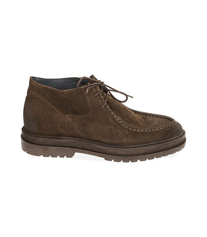Stringate testa di moro in camoscio, Special Price, 2053T2320CMMORO039, 001