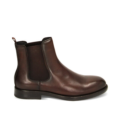 Stivaletti testa di moro in pelle, Valerio 1966, 22U631206PEMORO039, 001