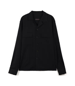 Camicia nera da uomo in tessuto, Valerio 1966, 26Z3T0213TSNEROI, 003 preview