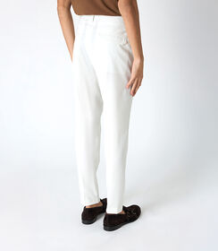 Pantalaccio da uomo in cotone panna, Valerio 1966, 25N8T5007COPANN46, 002 preview