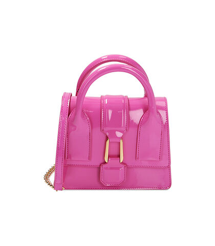 Mini bag rosa in vernice, Nuova Collezione, 2151T4537VEROSAUNI, 001