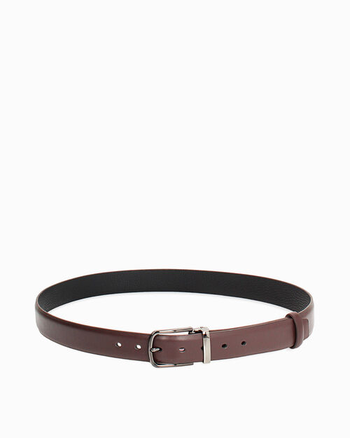 Cintura testa di moro con fibbia argentata, DK BROWN