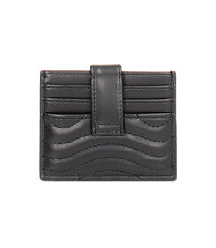 Portafogli da donna nero con chiusura a clip, Valerio 1966, 2351T7712EPNEROUNI, 003 preview