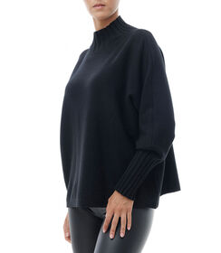 Maglioncino nero da donna, Valerio 1966, 24U5T6229TSNEROS, 001 preview