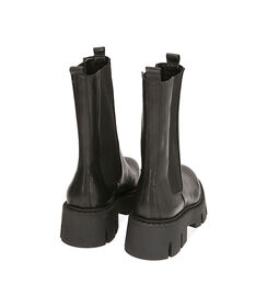 Chelsea boots neri in pelle, tacco 5,5 cm , Valerio 1966, 20A5T2039PENERO036, 003 preview