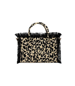 Mini bag da donna in tessuto leopard, Valerio 1966, 2523T4536TSLEOPUNI, 004 preview