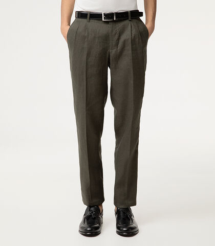 Completo pantalone militare in lino, Valerio 1966, 2784T7070LNMILI42, 002