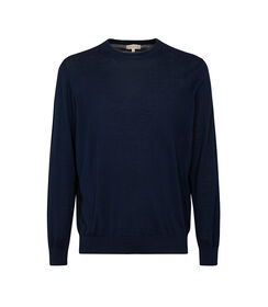 Maglia blu navy in cotone, Valerio 1966, 27U4T4758COBLUNI, 001 preview