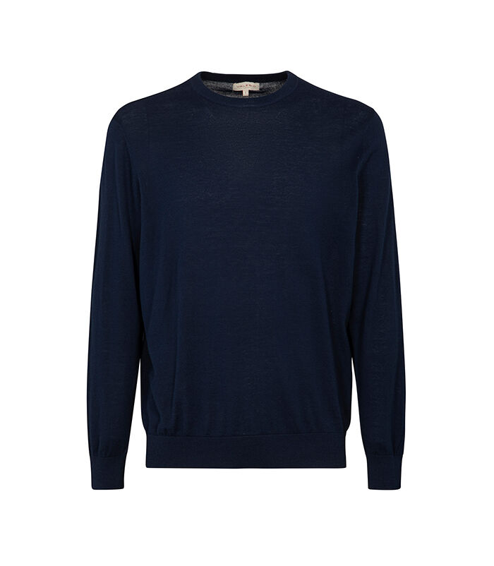 Maglia blu navy in cotone, Valerio 1966, 27U4T4758COBLUNI