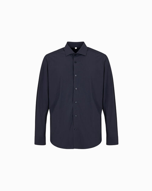 Camicia blu dal design classico, BLUE