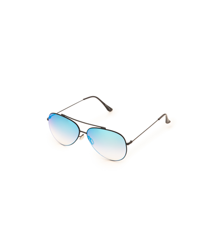 Occhiali da sole neri a goccia, Nuova Collezione, 1064T0206MTNEROUNI, 001