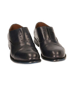 MAN SHOES OXFORD LEATHER BLUE, Valerio 1966, 1914T0570PEBLUE040, 002 preview