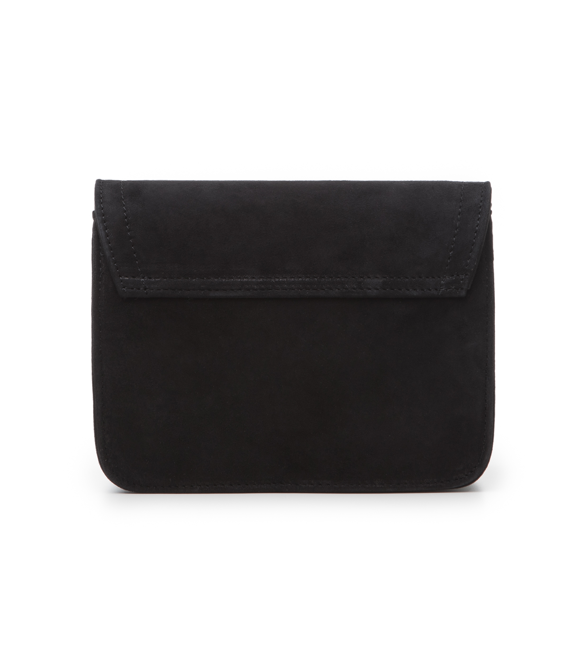 Pochette nera in vero camoscio donna | Valerio 1966
