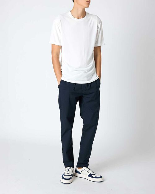 Pantalone da uomo vestibilit&agrave; over blu, BLUE