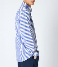 Camicia uomo riga larga bianco-blu, Valerio 1966, 25Z3T5050COBLBI41, 002 preview