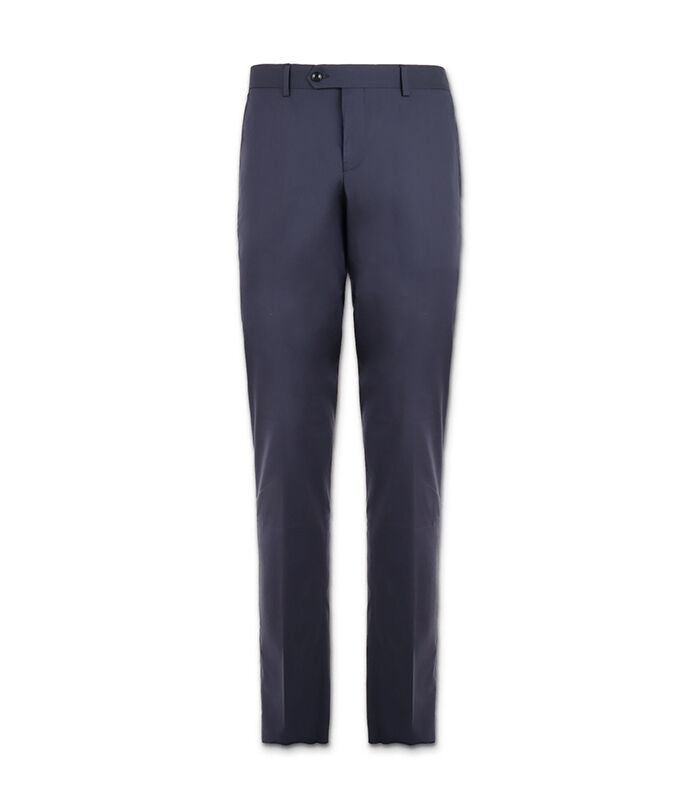 Pantalone da uomo di cotone blu, Valerio 1966, 25R1T0710COBLUE44