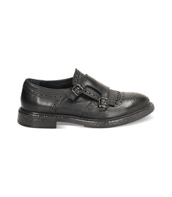 CALZATURA UOMO ALLACCIATO PELLE NERO, Valerio 1966, 2453T4001PENERO039, 001 preview