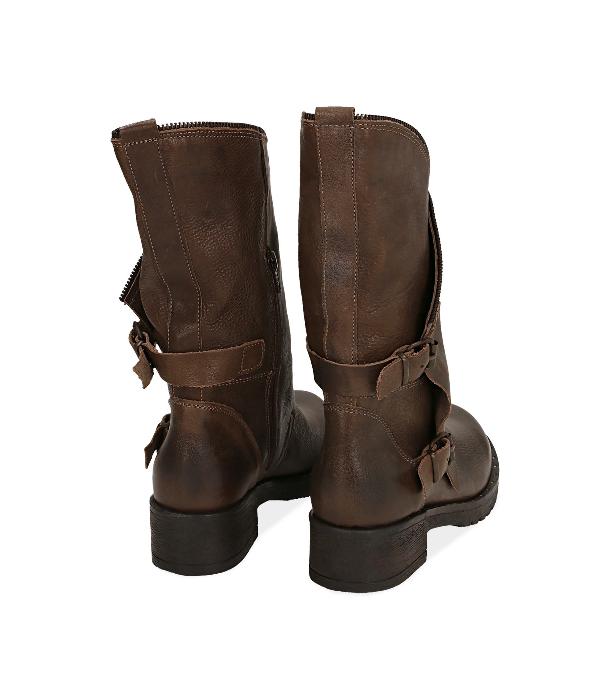 Stivali Biker Marroni Flash Sales, 51% OFF | barsauvage.com