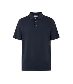 Polo blu dallo stile deciso, Valerio 1966, 27D8T1228TSBLUEI, 001 preview