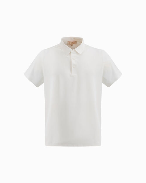 Polo bianca basic, WHITE